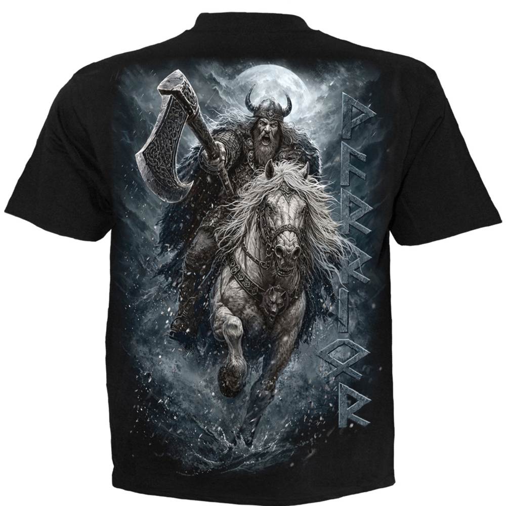 Spiral - Viking Rampage Mens Tshirt - Black